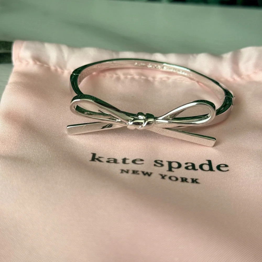 Kate Spade Silver Bow Bracelet - Picture 4 of 4